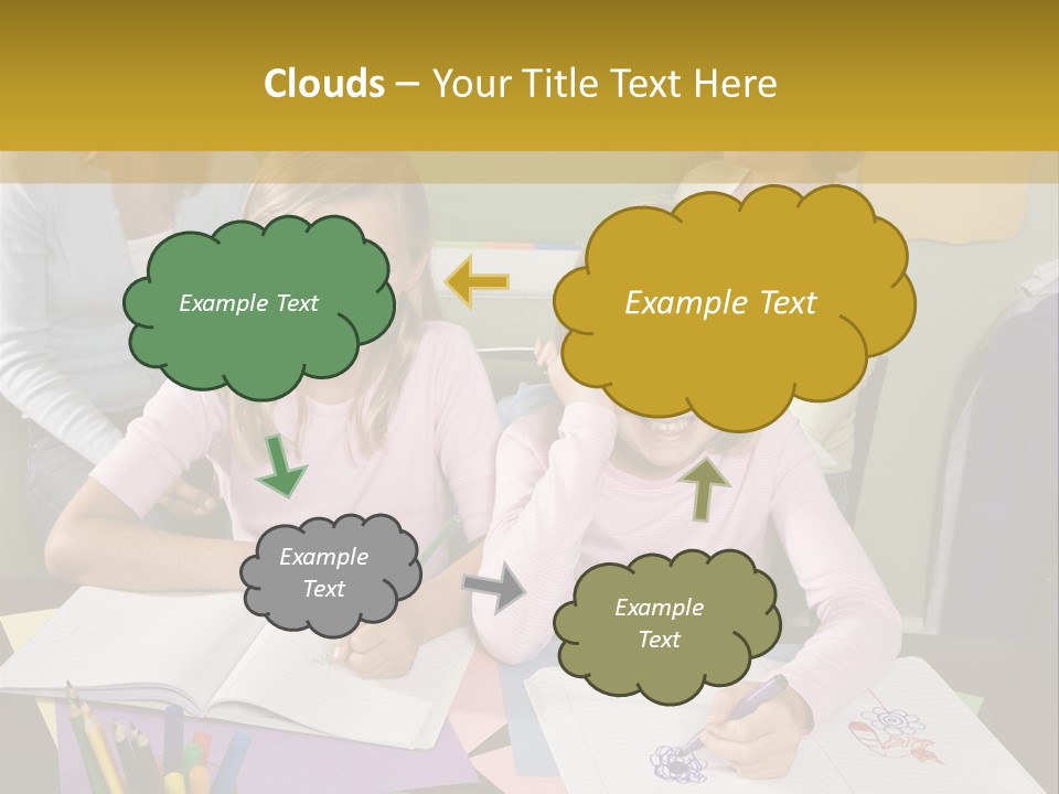 Education Children Smiling PowerPoint Template