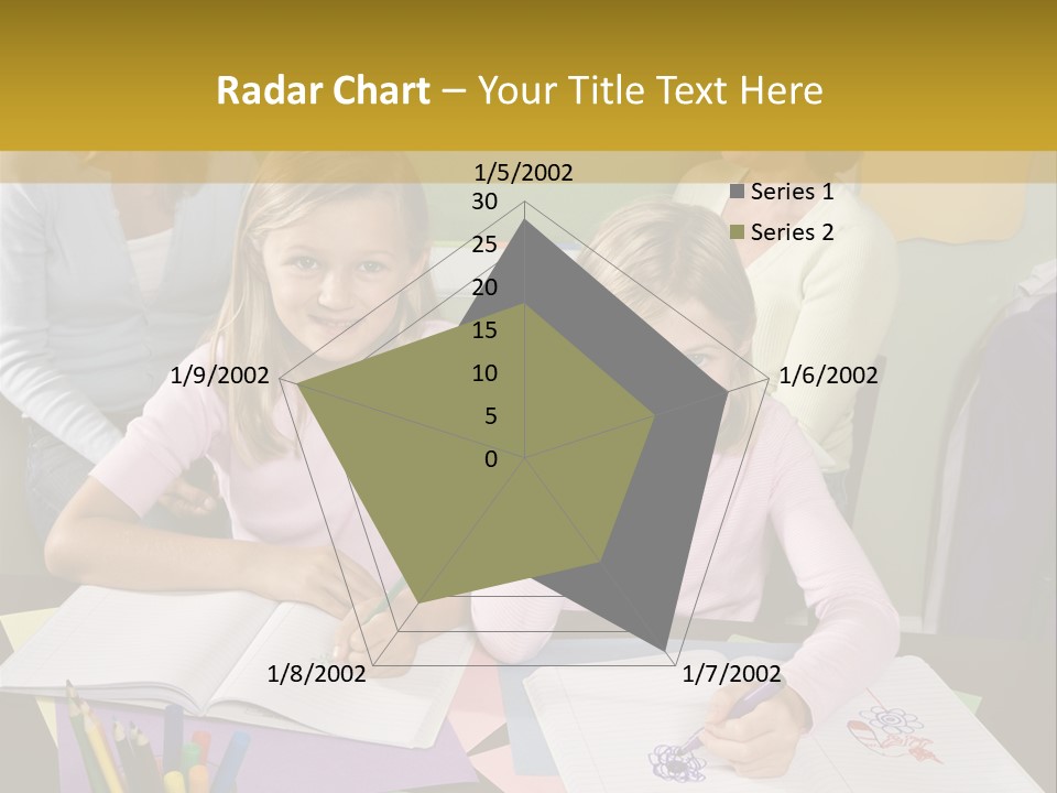 Education Children Smiling PowerPoint Template