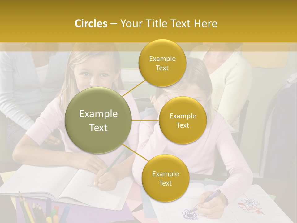 Education Children Smiling PowerPoint Template