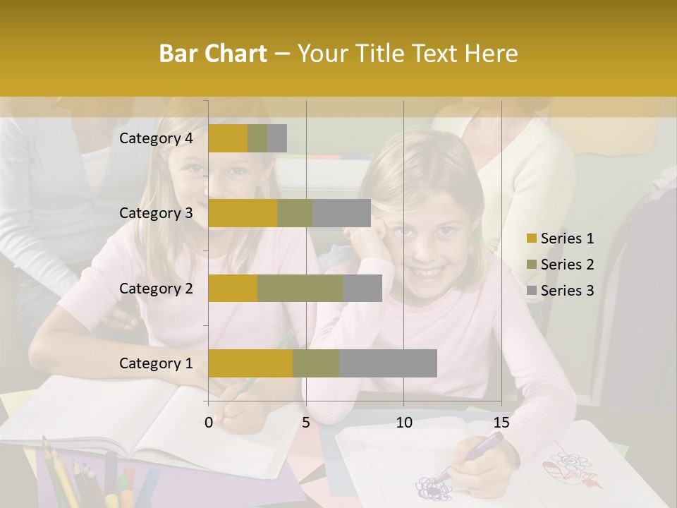 Education Children Smiling PowerPoint Template