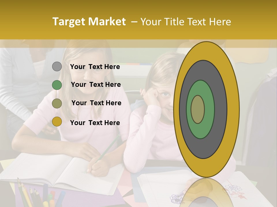 Education Children Smiling PowerPoint Template