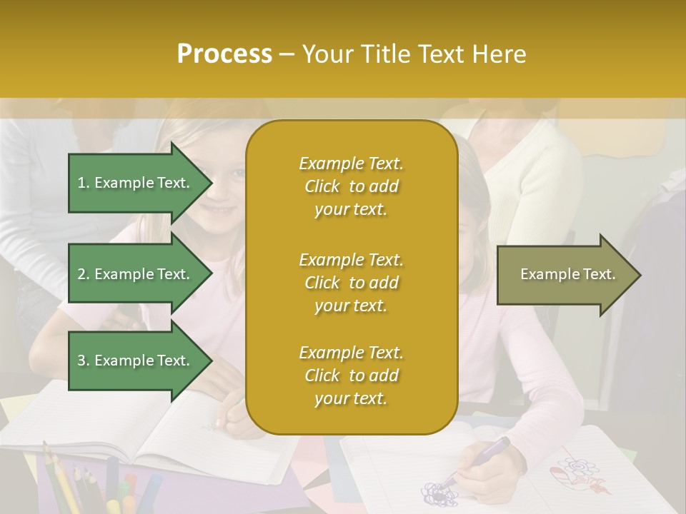 Education Children Smiling PowerPoint Template