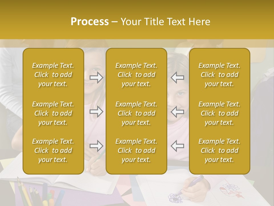 Education Children Smiling PowerPoint Template