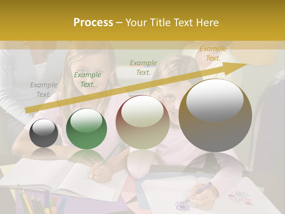 Education Children Smiling PowerPoint Template