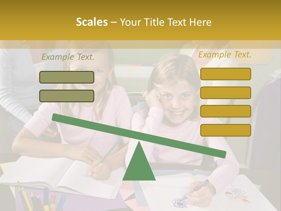 Education Children Smiling PowerPoint Template