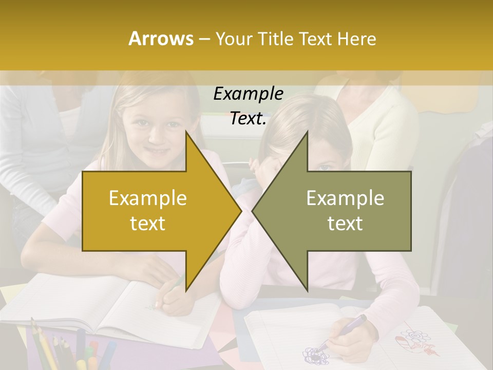 Education Children Smiling PowerPoint Template