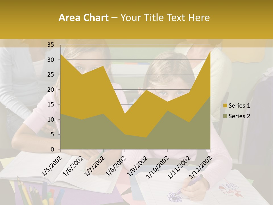 Education Children Smiling PowerPoint Template