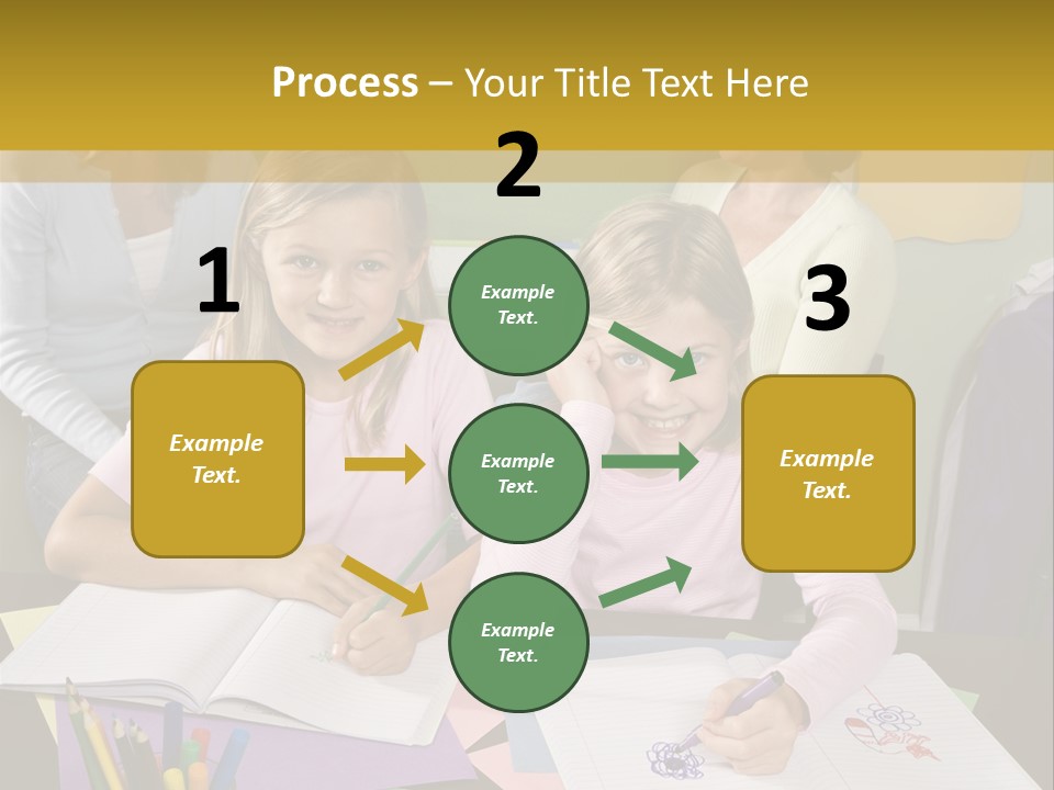 Education Children Smiling PowerPoint Template
