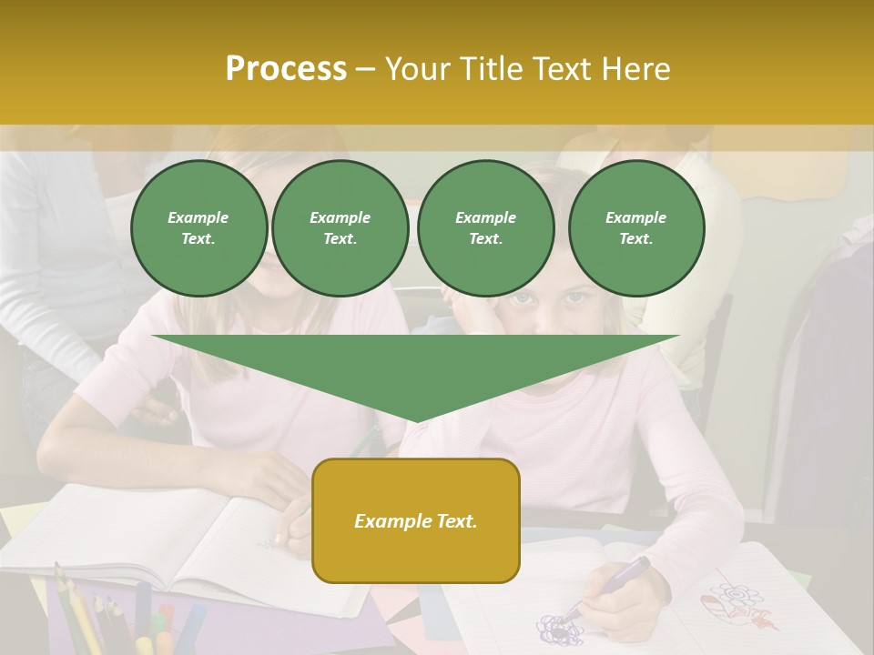 Education Children Smiling PowerPoint Template