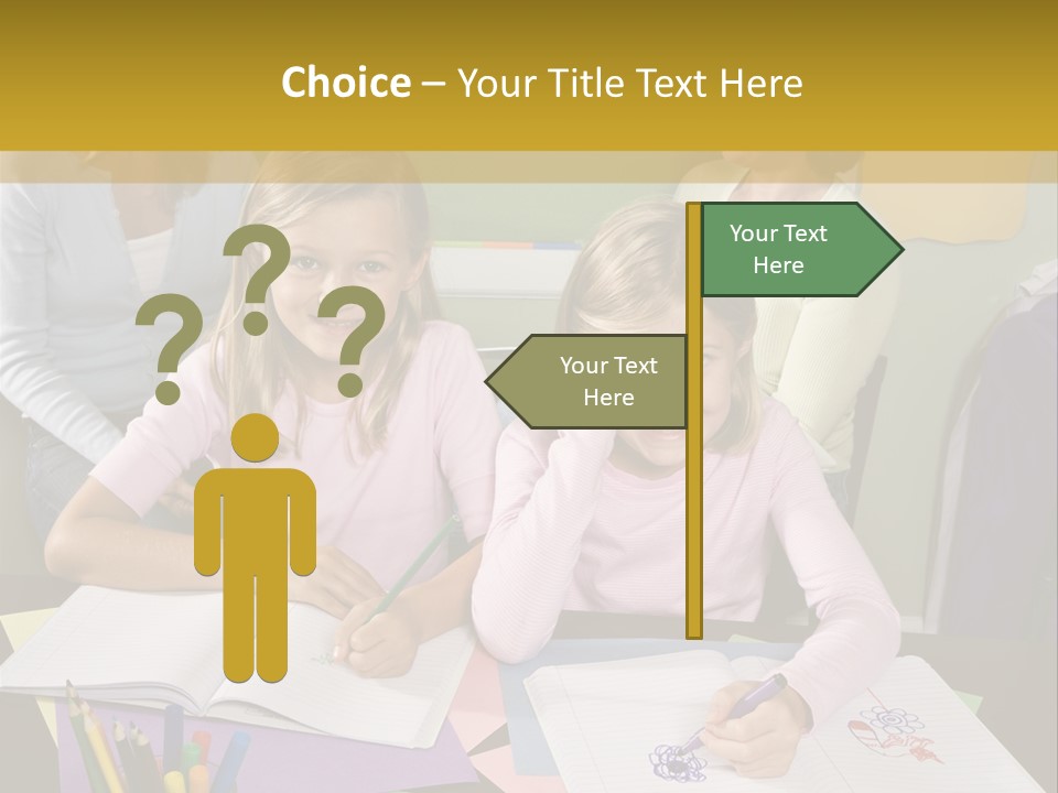 Education Children Smiling PowerPoint Template