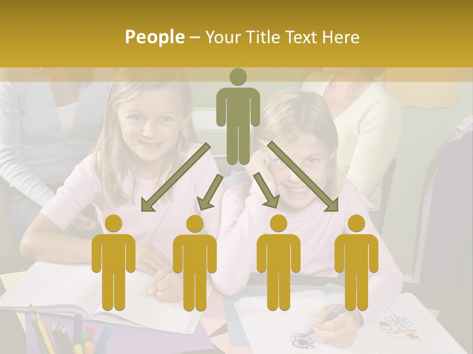 Education Children Smiling PowerPoint Template