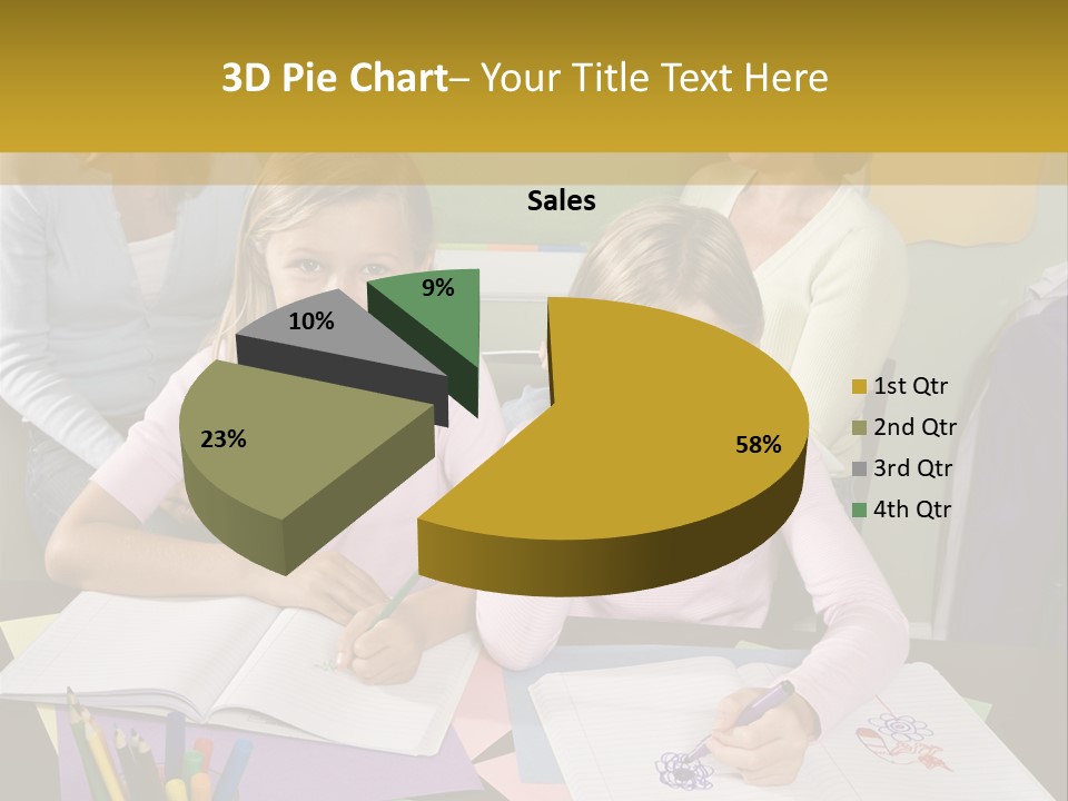 Education Children Smiling PowerPoint Template