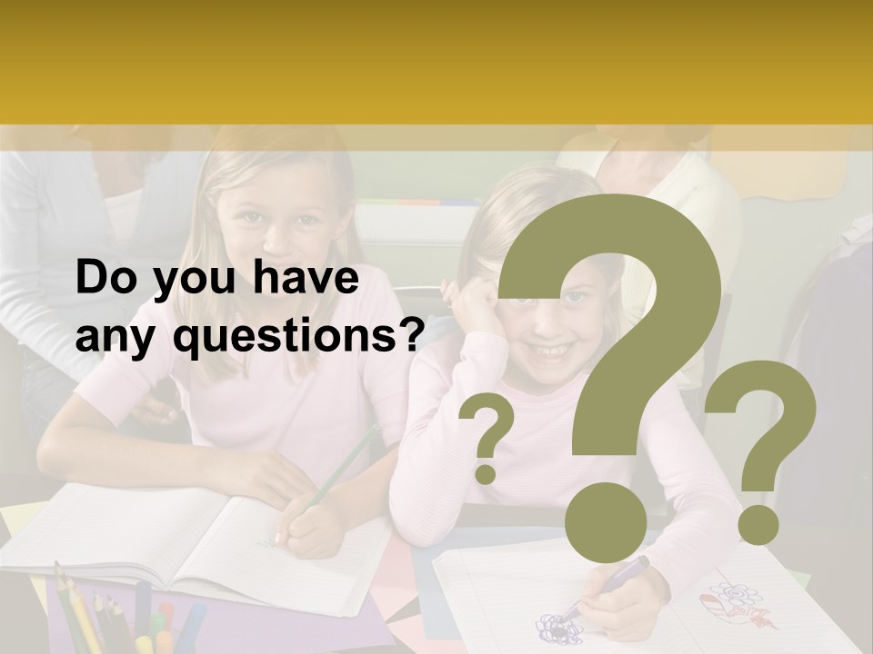 Education Children Smiling PowerPoint Template