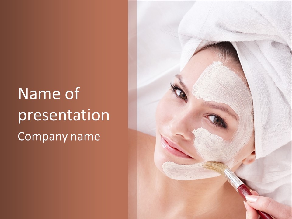 Therapy Facial Attractive PowerPoint Template