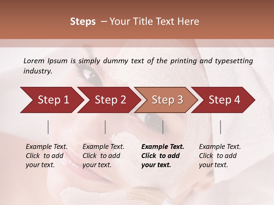 Therapy Facial Attractive PowerPoint Template