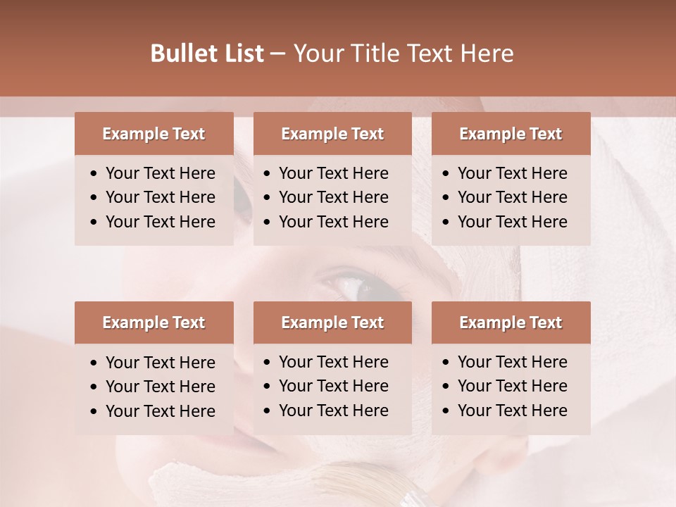 Therapy Facial Attractive PowerPoint Template