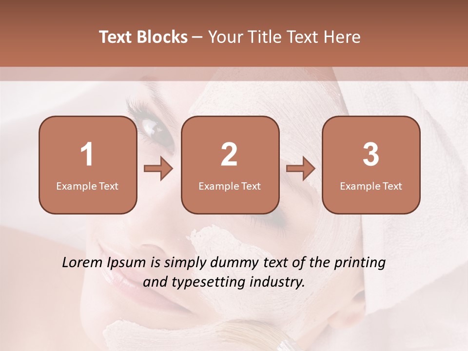 Therapy Facial Attractive PowerPoint Template