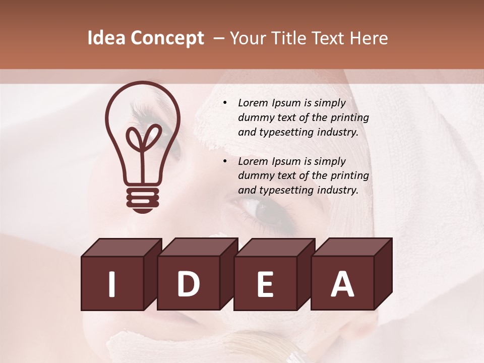 Therapy Facial Attractive PowerPoint Template