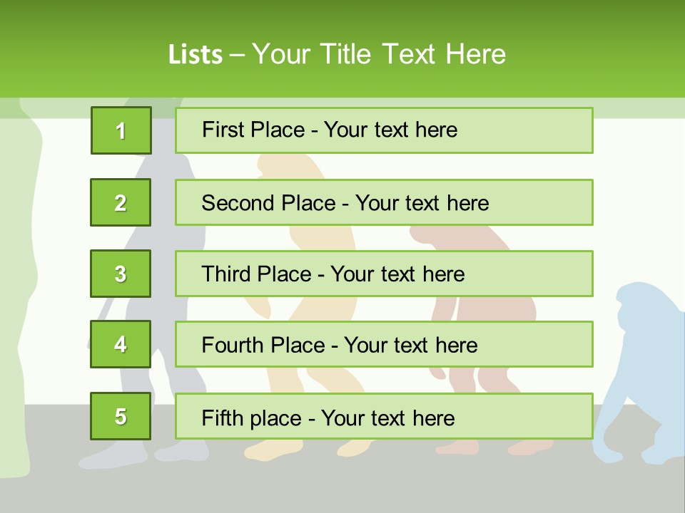 Australopithecus Beginning Neanderthal PowerPoint Template