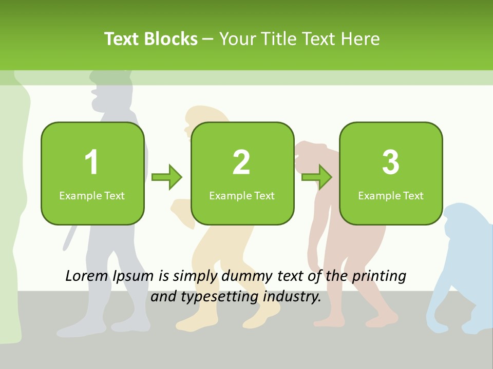 Australopithecus Beginning Neanderthal PowerPoint Template