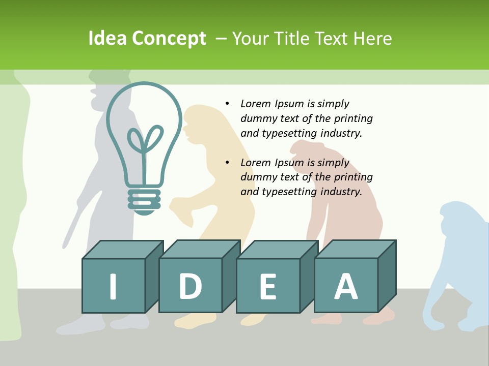 Australopithecus Beginning Neanderthal PowerPoint Template