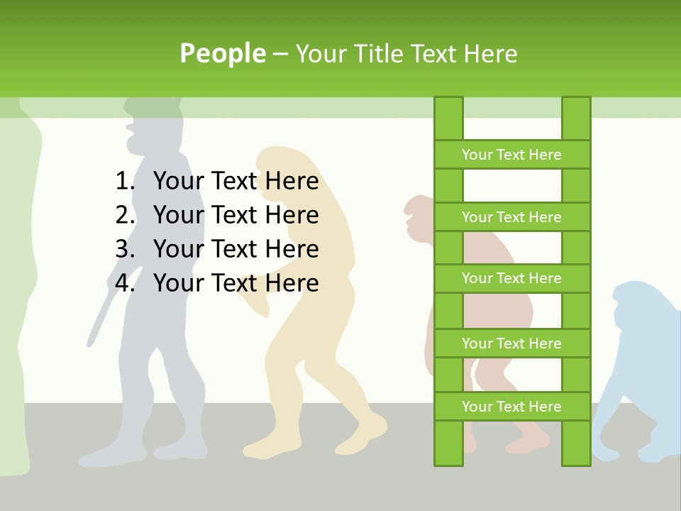 Australopithecus Beginning Neanderthal PowerPoint Template