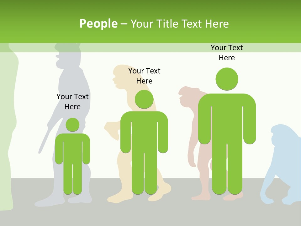 Australopithecus Beginning Neanderthal PowerPoint Template