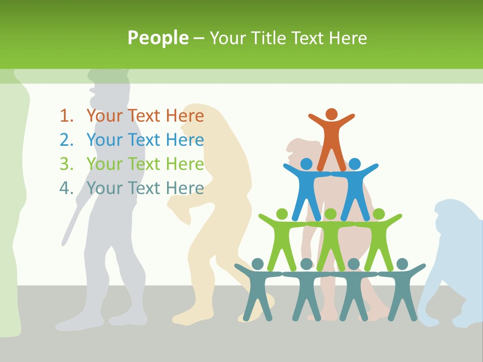 Australopithecus Beginning Neanderthal PowerPoint Template