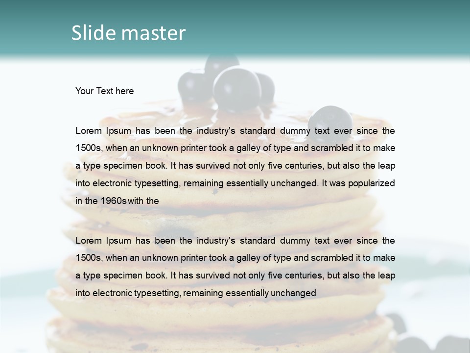 Culinary Nutritious Cuisine PowerPoint Template