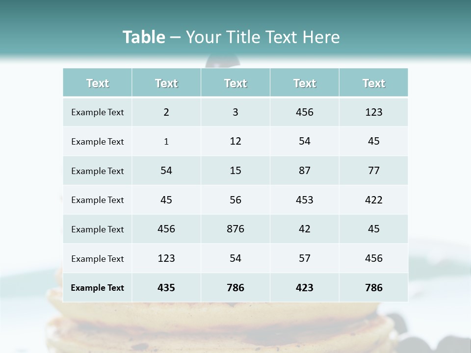 Culinary Nutritious Cuisine PowerPoint Template