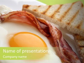 Plate Hungry Breakfast PowerPoint Template