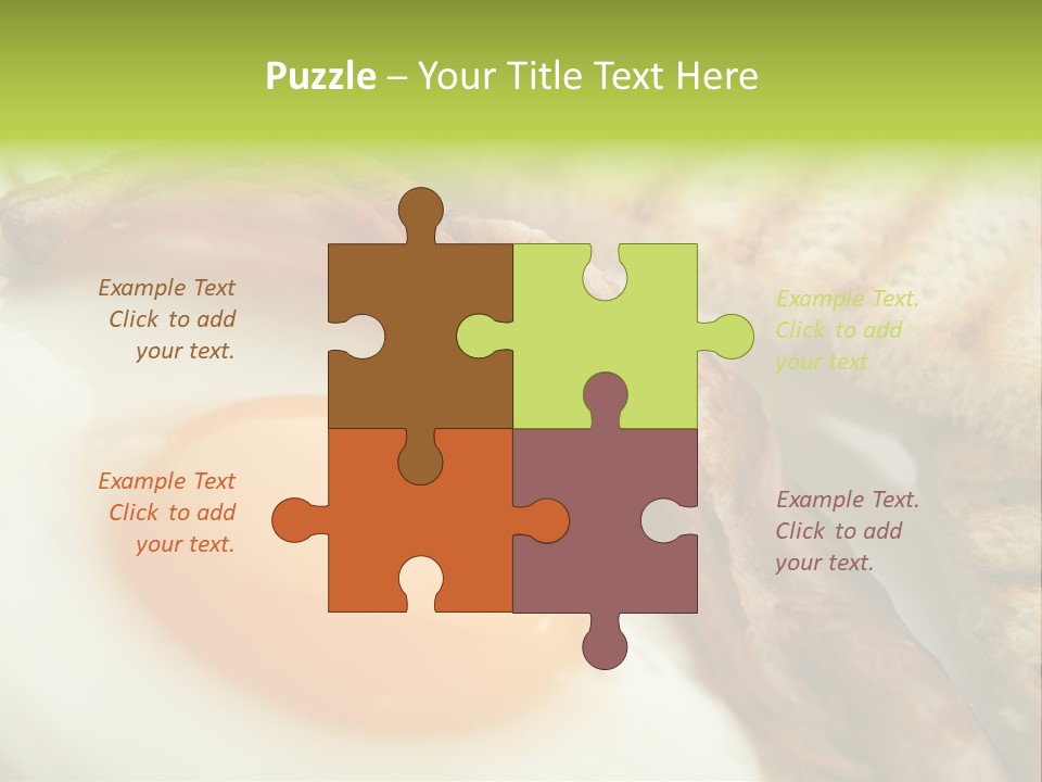 Plate Hungry Breakfast PowerPoint Template