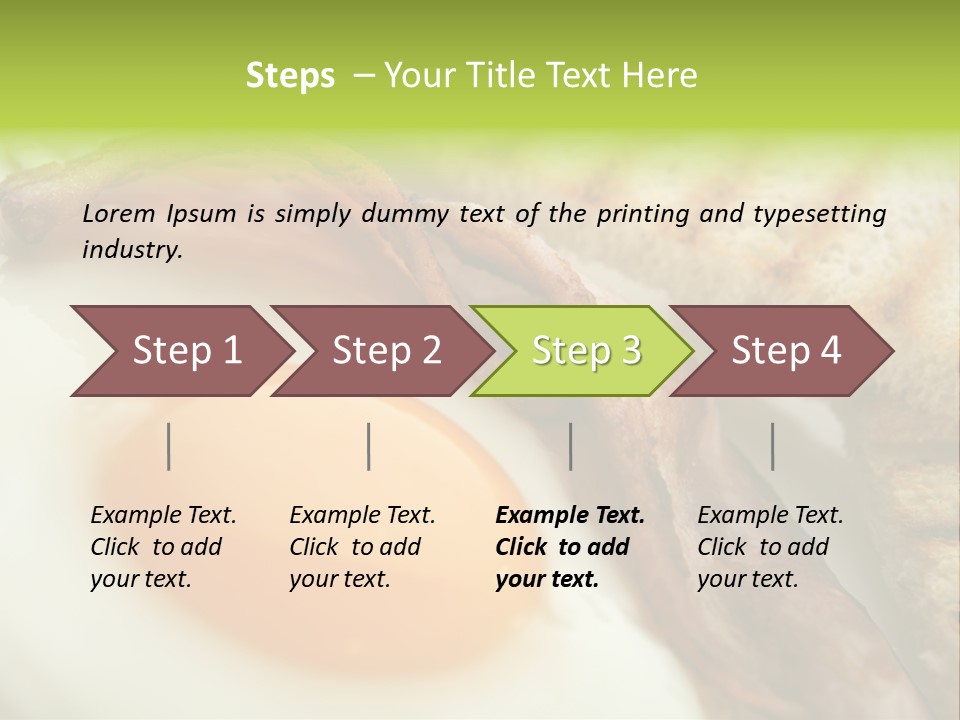 Plate Hungry Breakfast PowerPoint Template