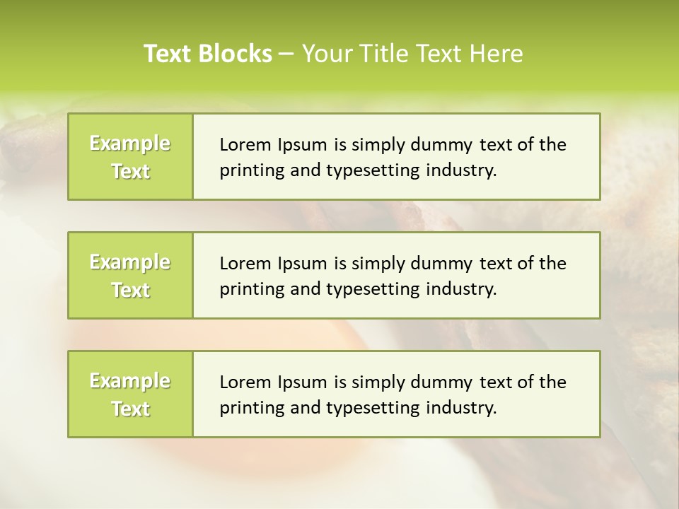 Plate Hungry Breakfast PowerPoint Template