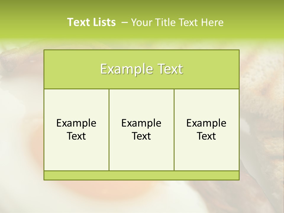 Plate Hungry Breakfast PowerPoint Template