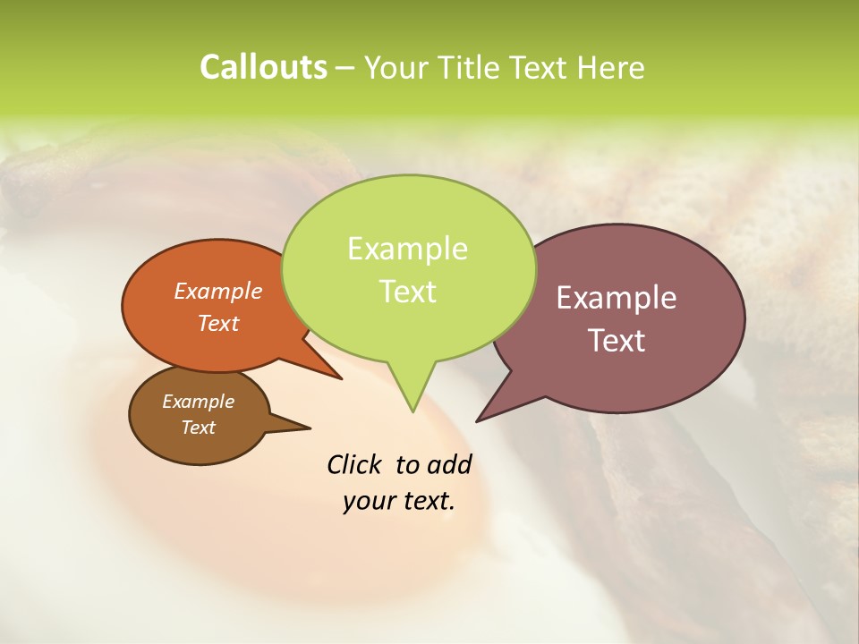 Plate Hungry Breakfast PowerPoint Template