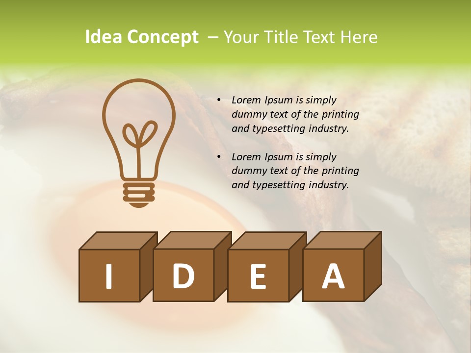 Plate Hungry Breakfast PowerPoint Template