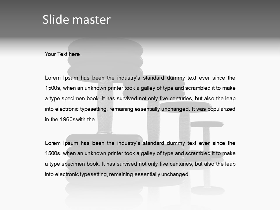 Sport Isolated Exercise PowerPoint Template