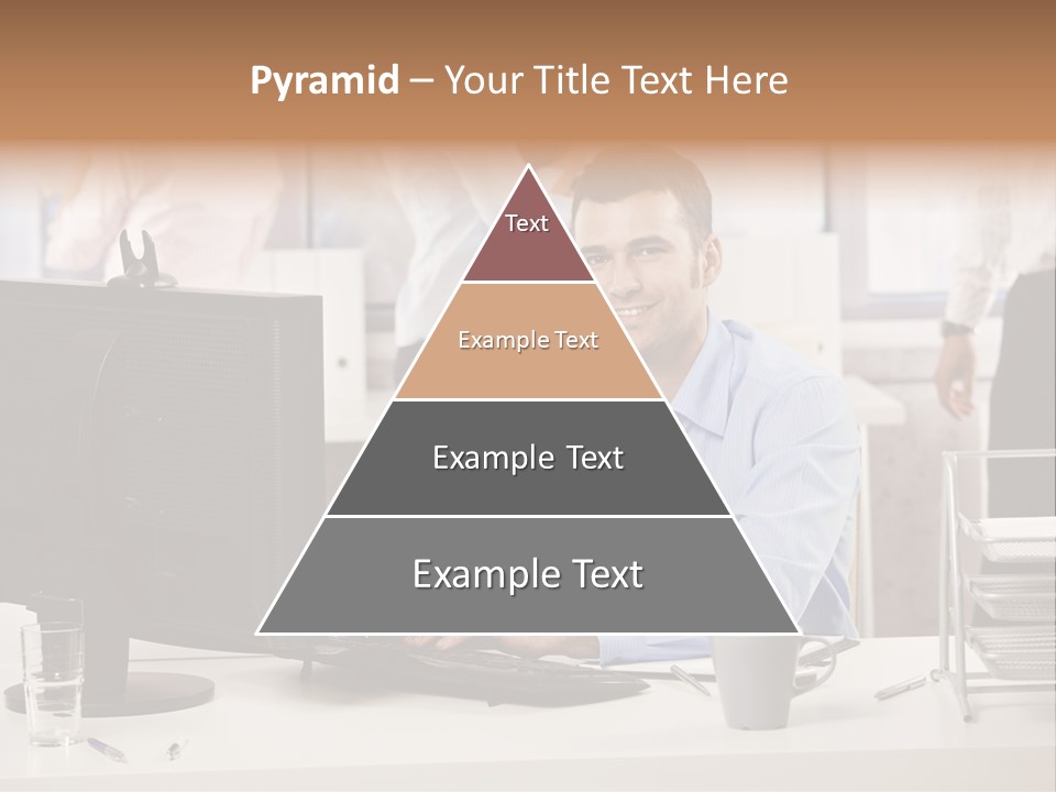 Teamworking Table Portrait PowerPoint Template