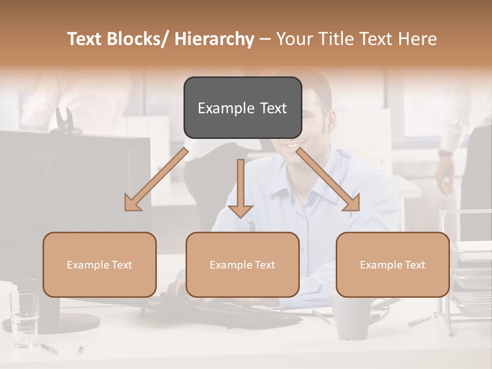 Teamworking Table Portrait PowerPoint Template
