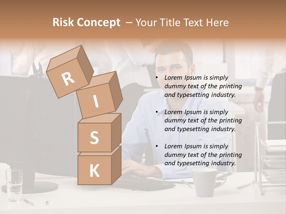 Teamworking Table Portrait PowerPoint Template