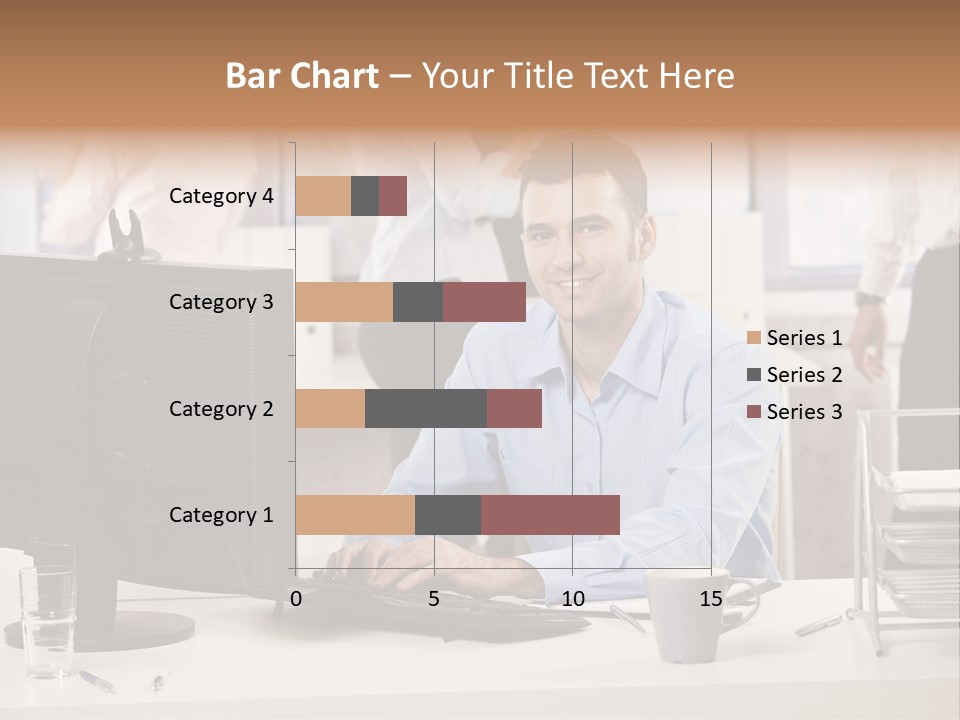 Teamworking Table Portrait PowerPoint Template