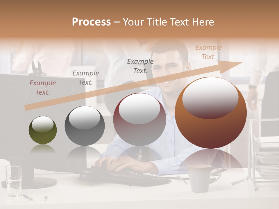 Teamworking Table Portrait PowerPoint Template