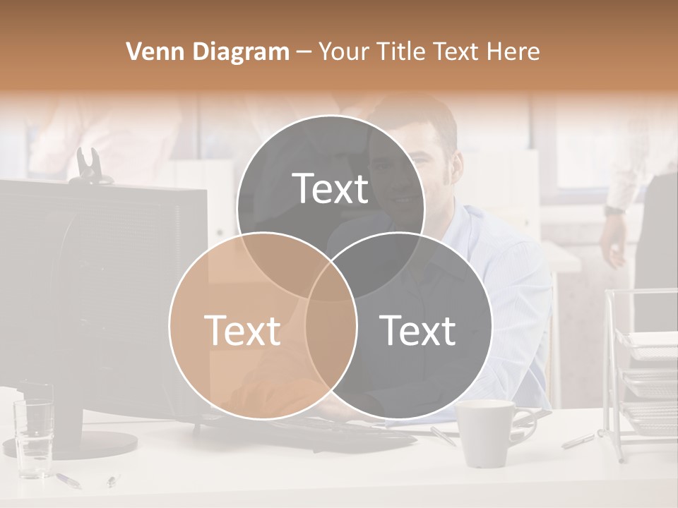 Teamworking Table Portrait PowerPoint Template