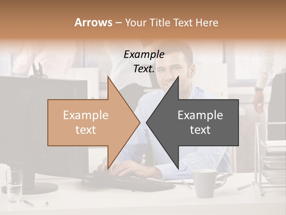 Teamworking Table Portrait PowerPoint Template