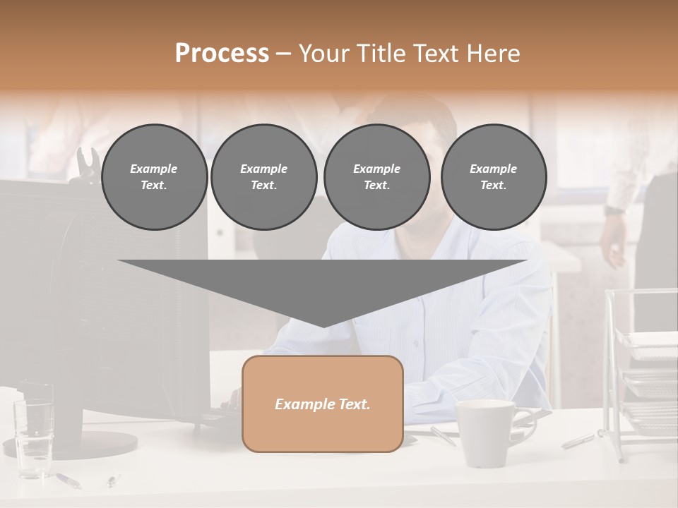 Teamworking Table Portrait PowerPoint Template