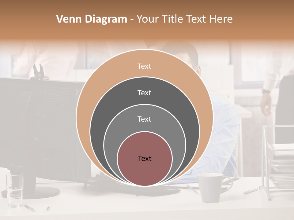 Teamworking Table Portrait PowerPoint Template