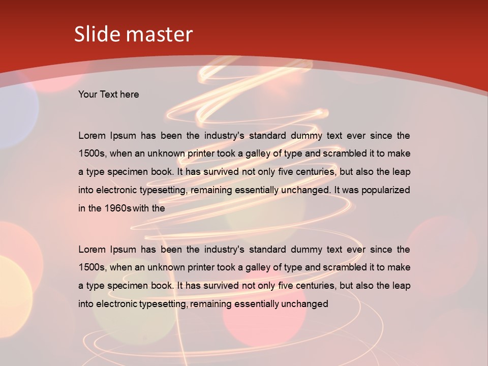 Drawing Trendy Season PowerPoint Template