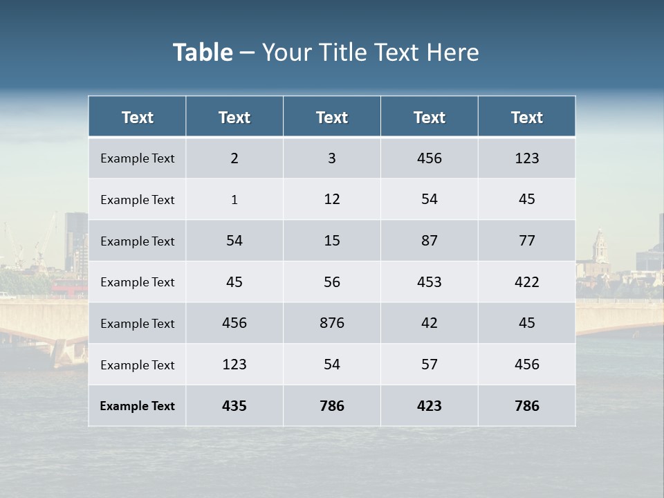 Willis Skyline Banking PowerPoint Template