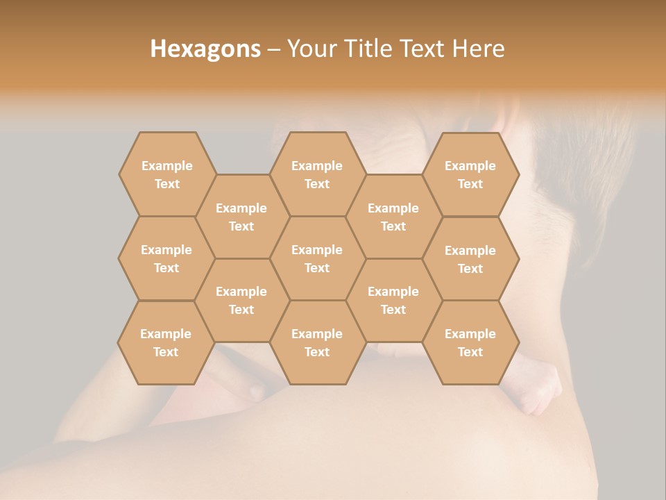 Resting Touching Boy PowerPoint Template